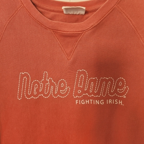 Champion Reverse Weave Salmon Pink Notre Dame Pullover Size Medium vintage - Picture 7 of 16
